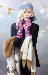 painting of woman ginette beaulieu 18