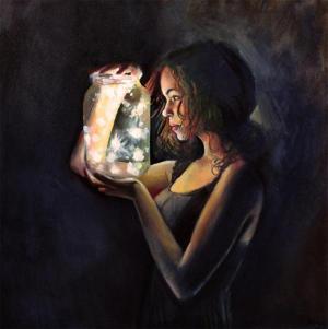 woman painting by emilia wilk 1