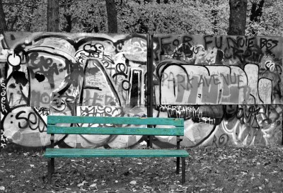 Green bench