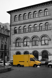 Yellow truck