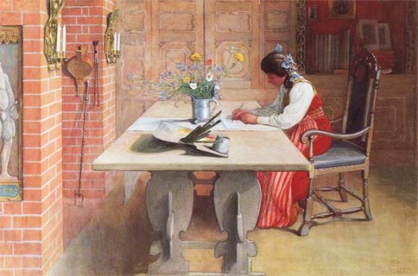 Painting by Carl Larsson