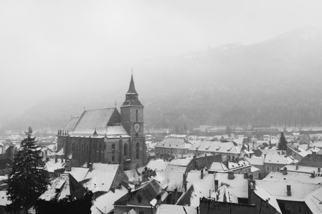 the black church brasov romania black tower