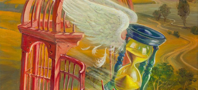 The Birth of Time Painting Alex Levin